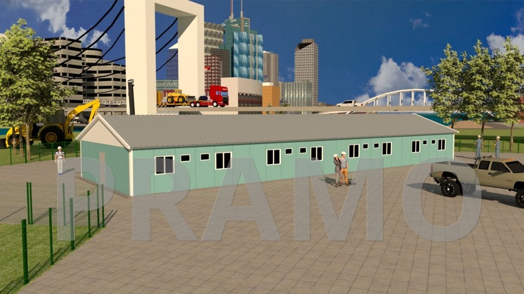 سكن مهندس من طابق واحد بمساحة 272 متر مربع