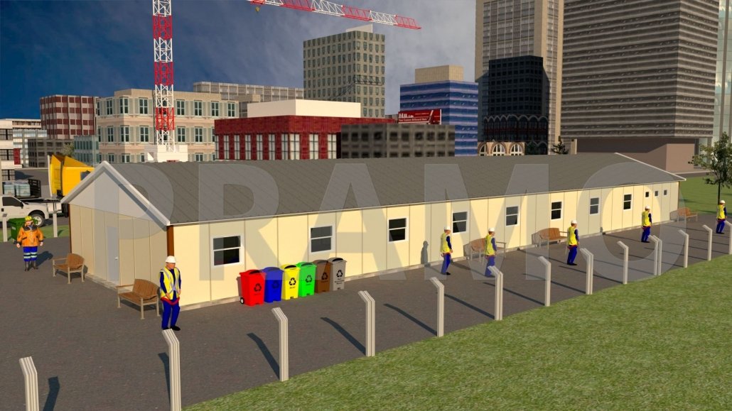 مبنى سكني من طابق واحد بمساحة 338 مترًا مربعًا