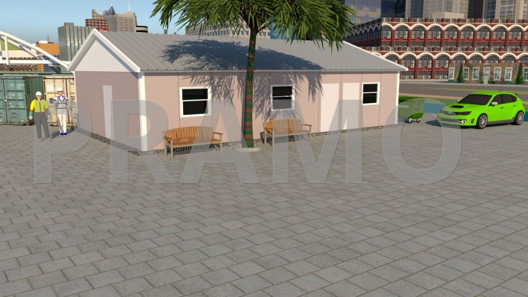 مبنى قاعة الطعام 98 متر مربع