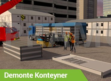 حاوية قابلة للفك