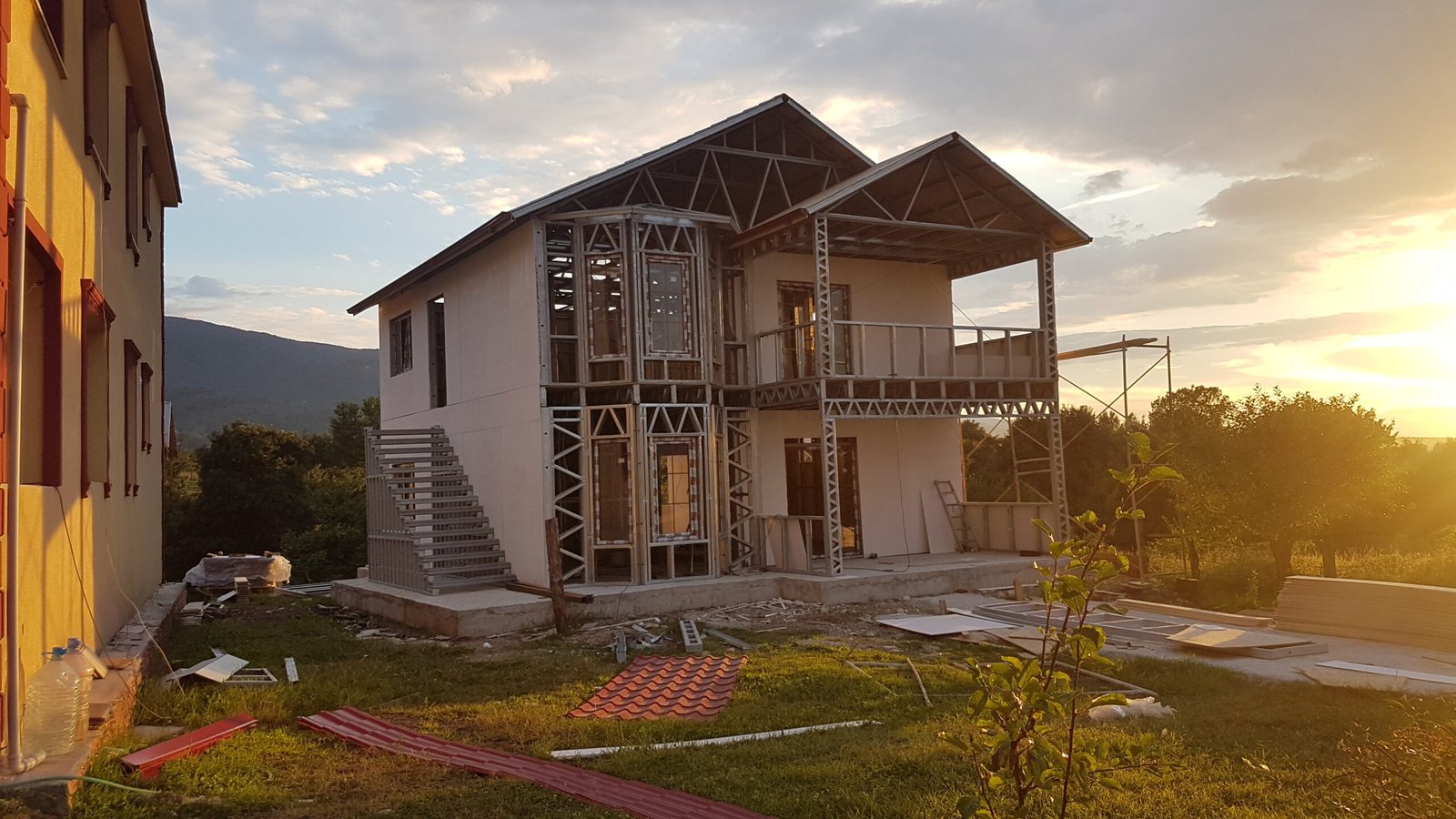 Akyazı Hafif Çelik Konut Projesi pramo prefabrik 1