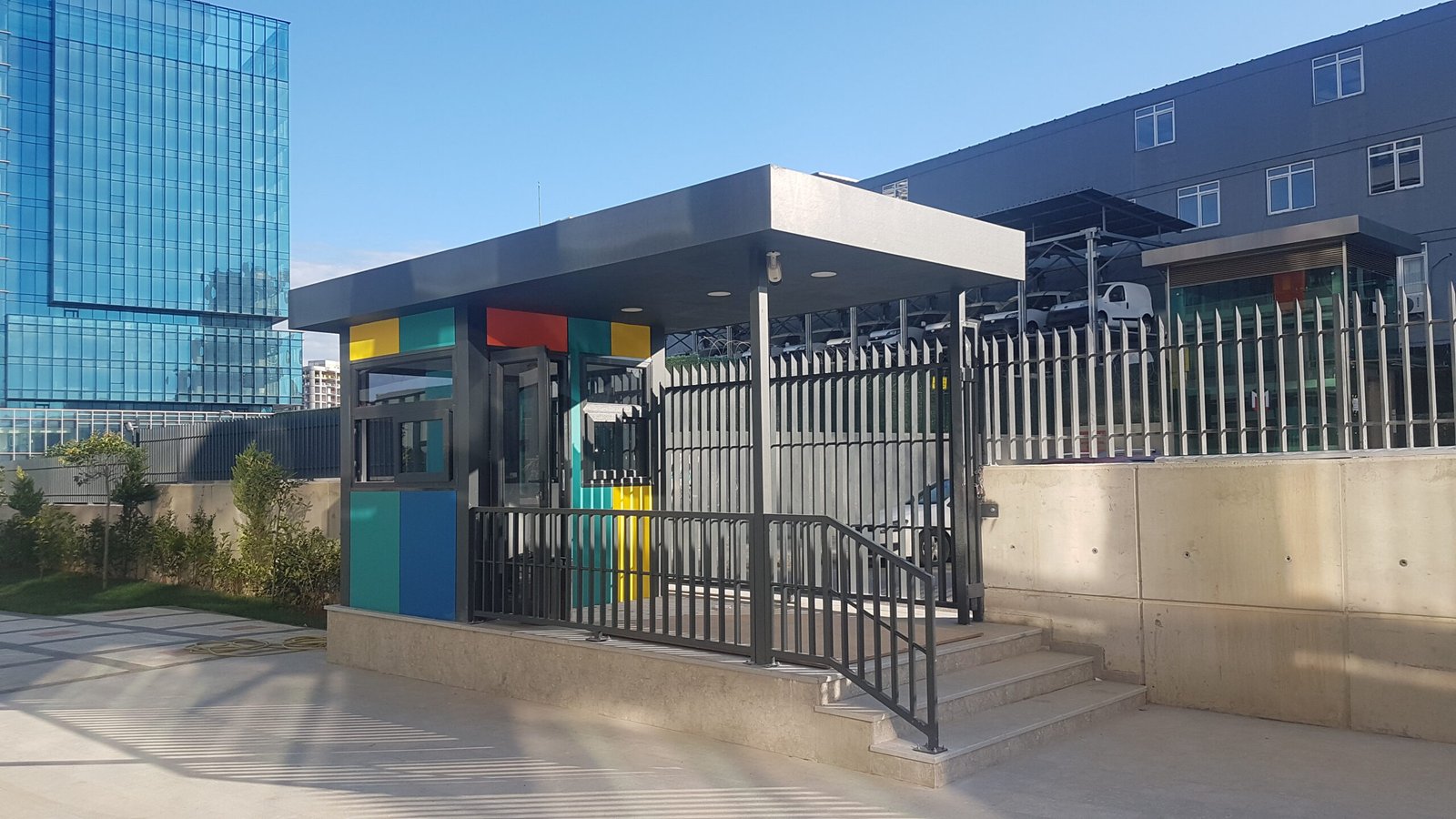 Pendik Okul Binası Resepsiyon Modülü Pramo Prefabrik1