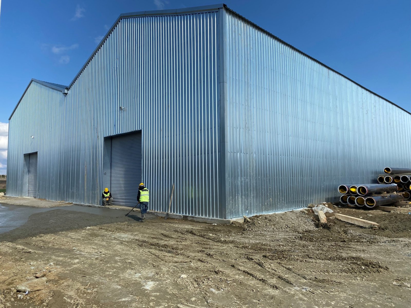 Silivri Doğalgaz Depolama Şantiyesi Hafif Çelik Hangar pramo prefabrik4