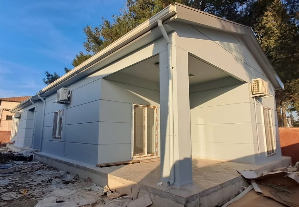 pramo prefabrik hafif çelik Kahramanmaraş Hafif Çelik Köy Evi Projesi1