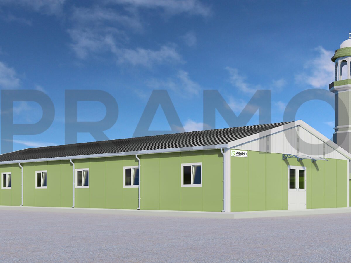 مبنى مسجد جاهز مساحته 232 متر مربع