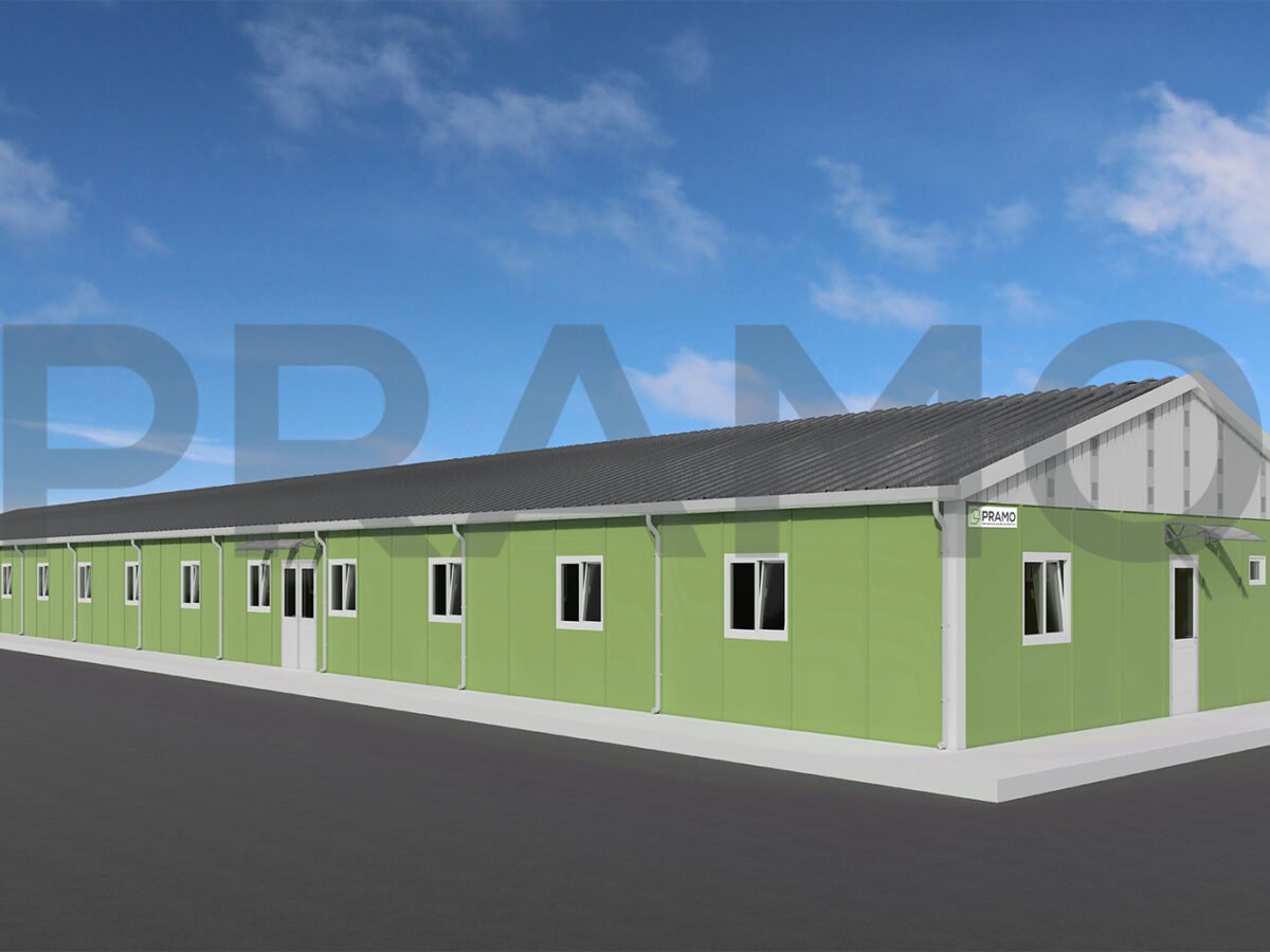 مباني عسكرية محلية جاهزة بمساحة 636 متر مربع